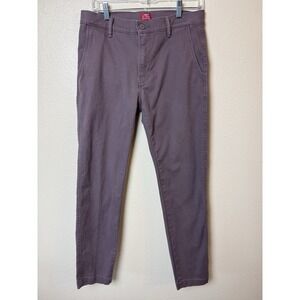 Levi's XX Chino Pants Mens 30x32 Standard Taper Mauve Plum Brown Casual Stretch